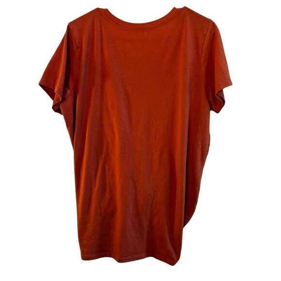 Torrid Womens 1X Let's Get Spooky Halloween Graphic T Shirt Orange Knotted Front - Picture 7 of 7